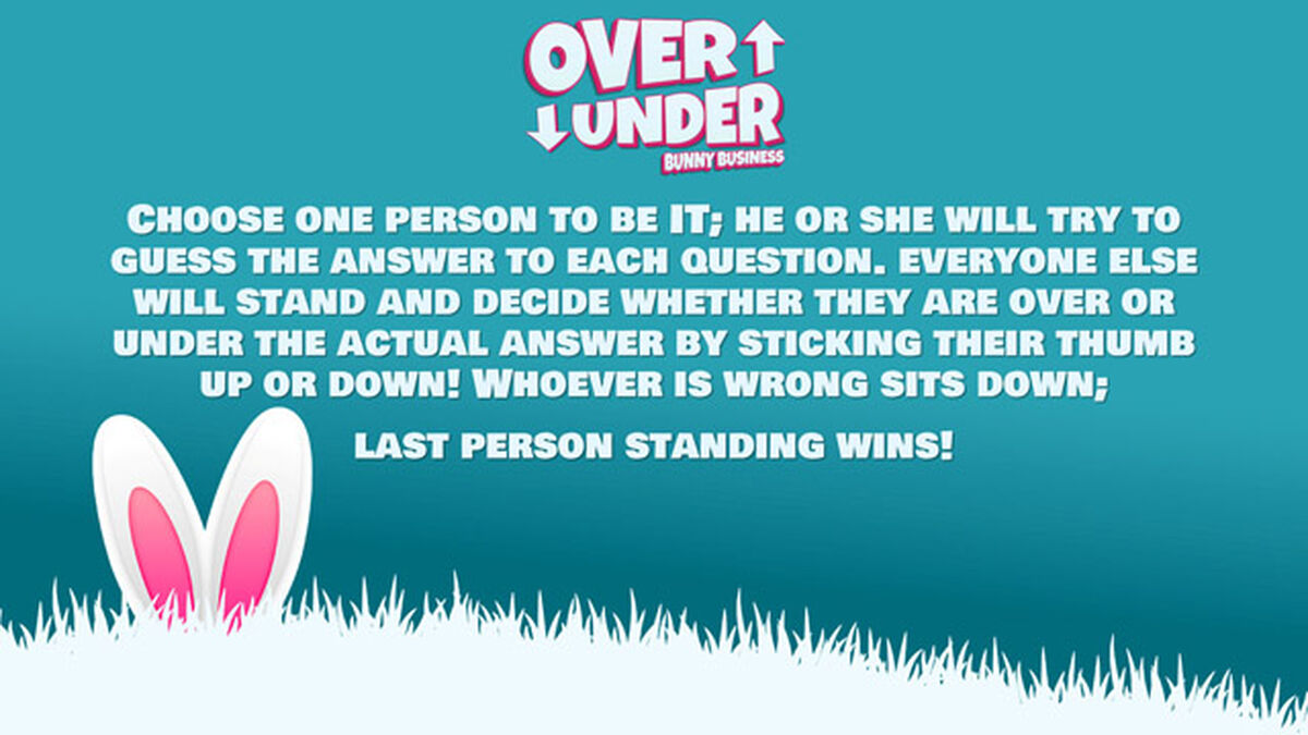 Over Under Bunny Business image number null